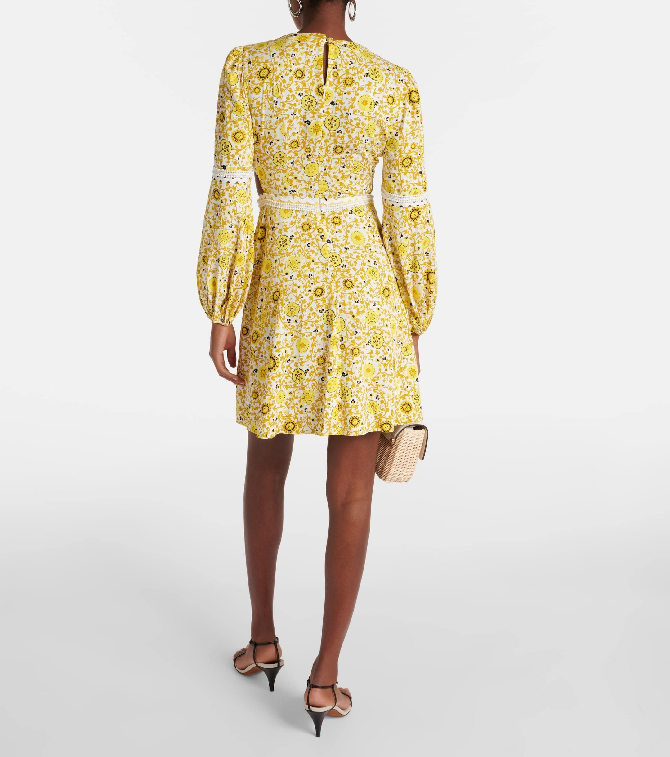 【DIANE VON FURSTENBERG】ジャージー ミニワンピース シルク DIANE von FURSTENBERG(ダイアンフォンファステンバーグ