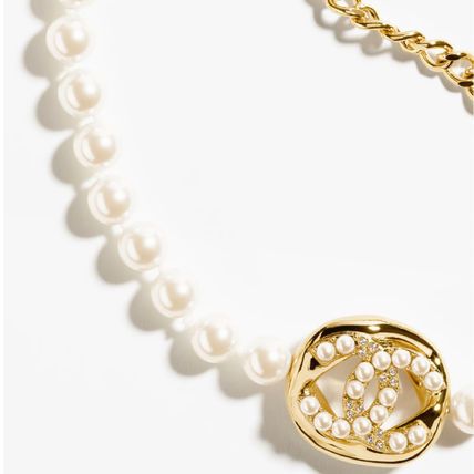 【エレガント♪】シャネル CHANEL パール チョーカー エレガント!顔まわりが華やかに♪】CHANEL チョーカー パール