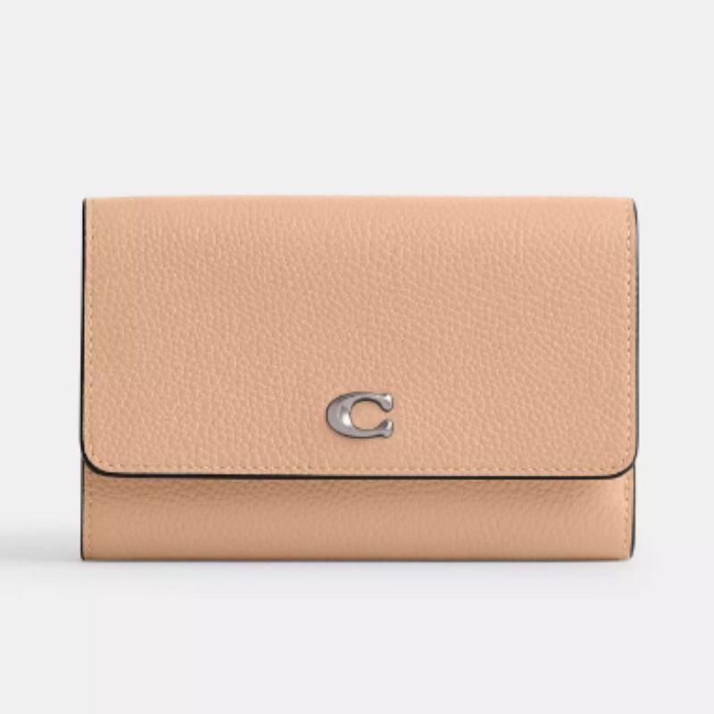 入荷now 安全 COACH】エッセンシャル ミディアム ウォレット/財布 フラップ 小物