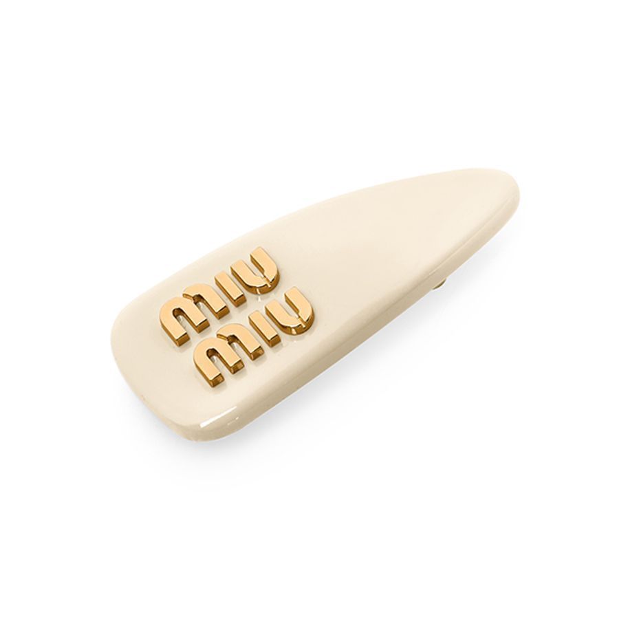 miu miu】パテントレザー ヘアクリップ (MiuMiu/ヘア