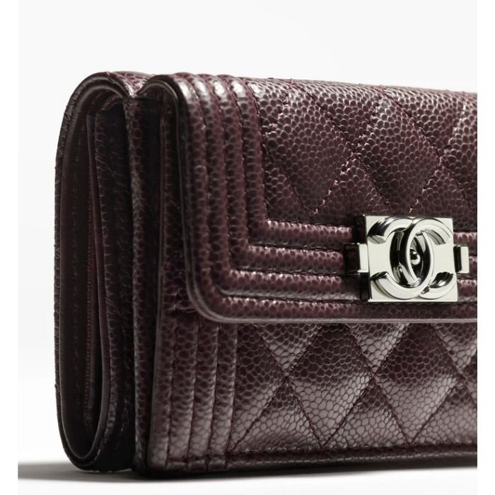 大人可愛いカラー♡【CHANEL】スモールフラップウォレット スモール フラップ ウォレット - ラムスキン、ブルー