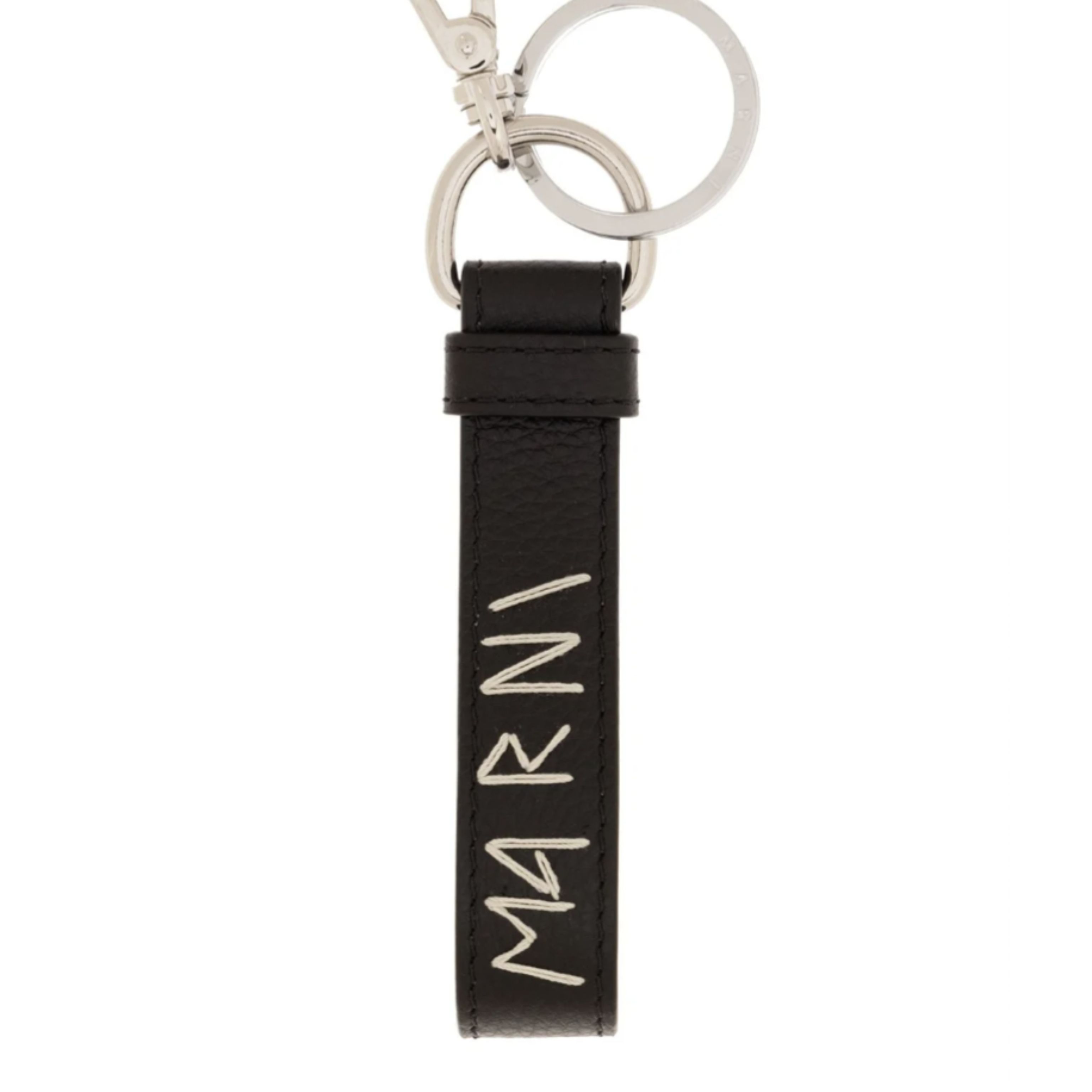 MARNI正規品/送料関税込み Mending Logo Keyring 関税込み＊国内発送 MARNI （マルニ ） ロゴ刺繍キーホルダー