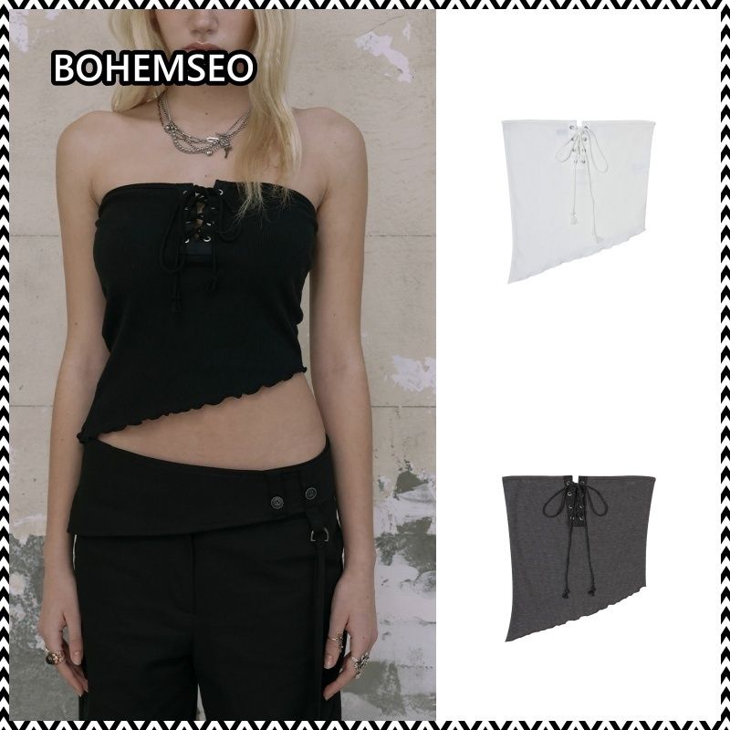 Bohemian seoul チューブトップ ブラック シズニルック トップス