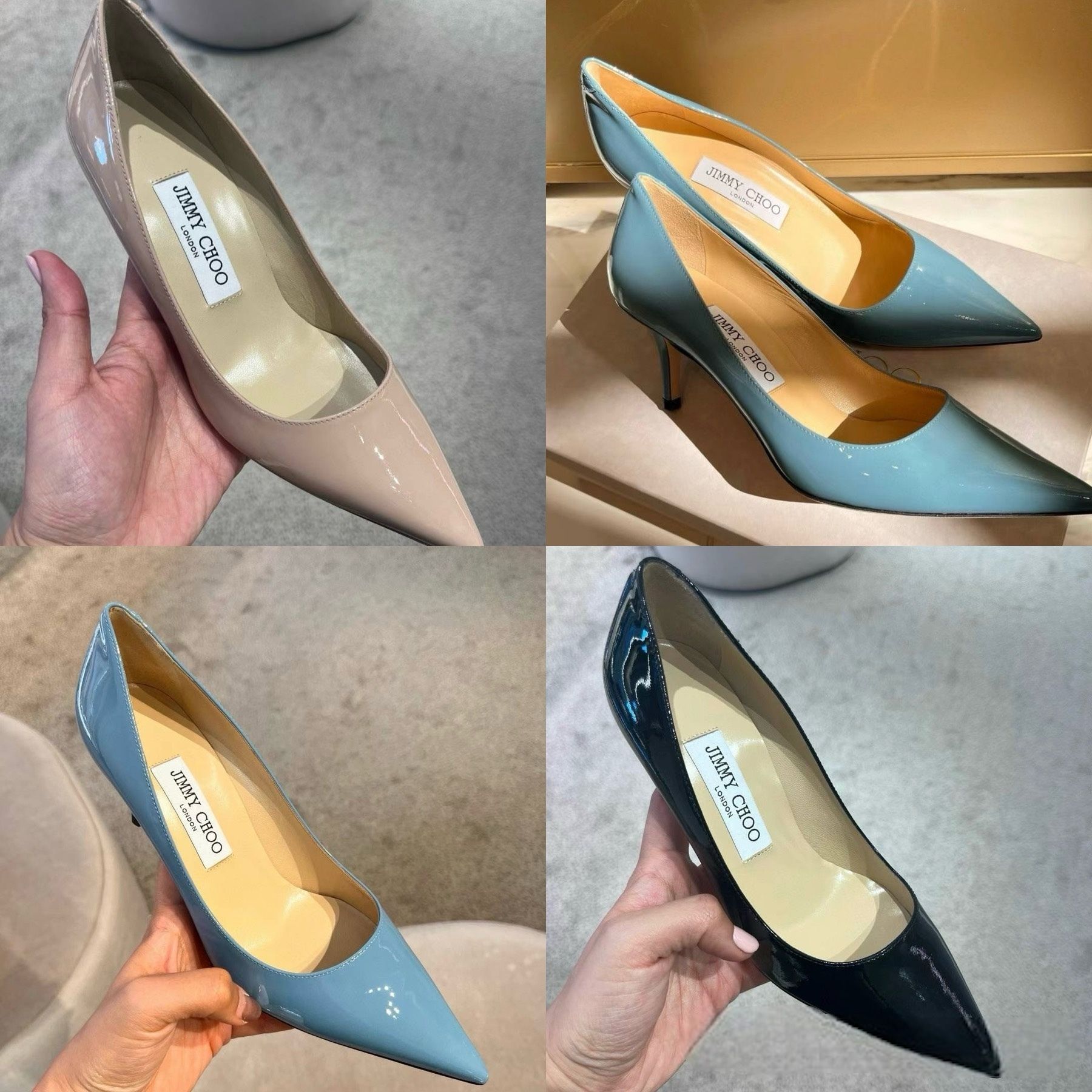 JIMMY CHOO エナメルパンプス