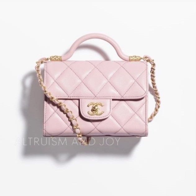 ☆エレガント☆】CHANEL トップハンドル ミニ フラップ バッグ