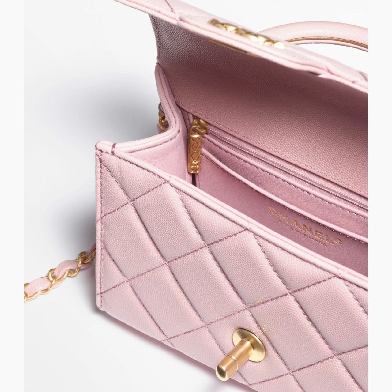 ☆エレガント☆】CHANEL トップハンドル ミニ フラップ バッグ