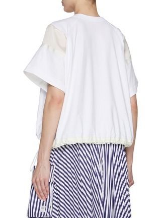 関税・送料込】sacai サテン コットン ジャージー Tシャツ