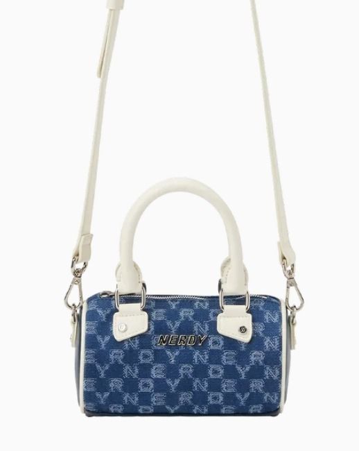 NERDY★韓国大人気 MONOGRAM MINI CYLINDER BAG PNES23AA21 NERDY☆韓国大人気 MONOGRAM MINI CYLINDER BAG PNES23AA21