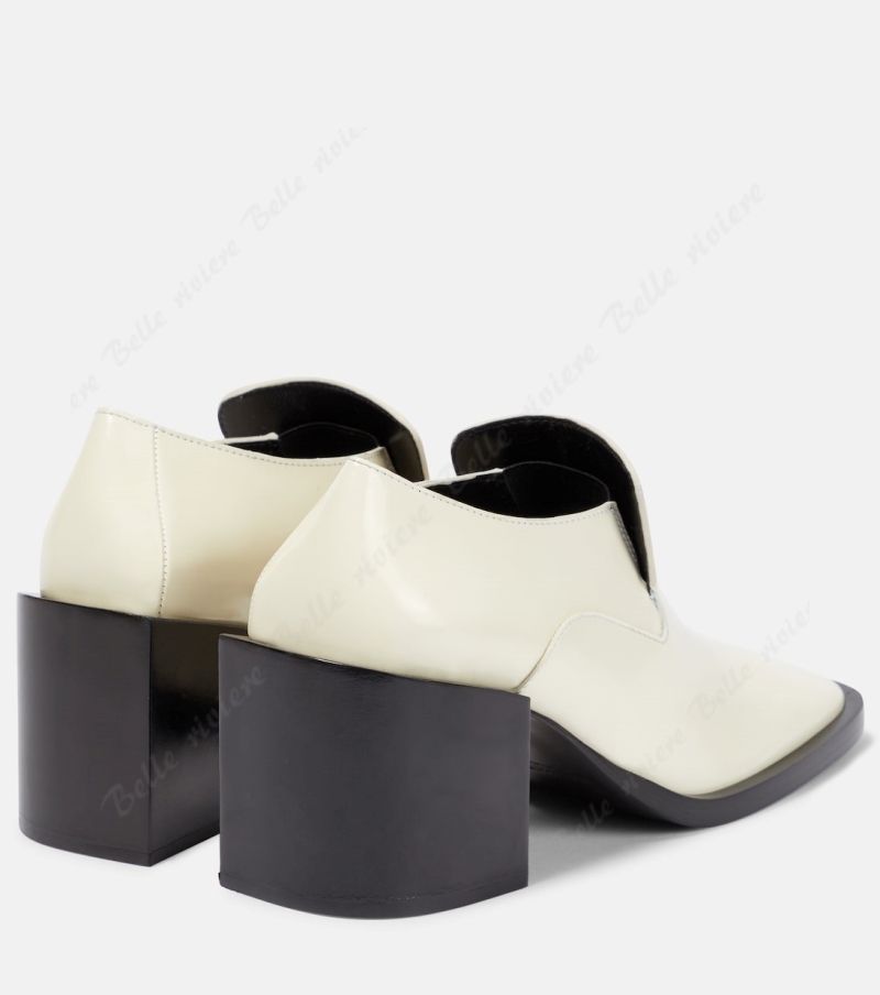24SS new/Jil Sander レザーローファーパンプス Pumps Beige 24SS new/Jil Sander レザーローファーパンプス Pumps Beige
