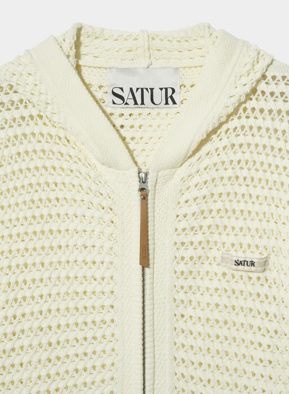 【SATUR】Weekend Summer Knit Hood Zip-Up★追跡送料込 SATUR】Weekend Summer Knit Hood Zip-Up☆追跡送料込 (SATUR