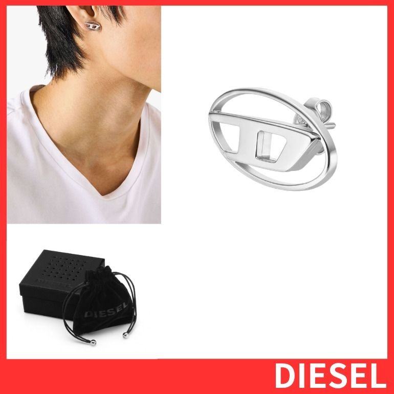 DIESEL ディーゼル DX1450040 シングルピアス メンズ WATCH STATION INTERNATIONAL｜ディーゼル アクセサリー メンズ