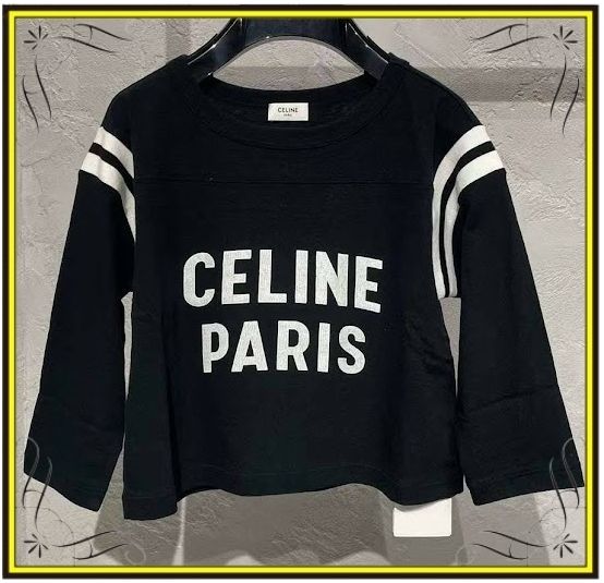 CELINE 最終価格 [ショップバッグ付属] セリーヌ PARIS Tシャツ
