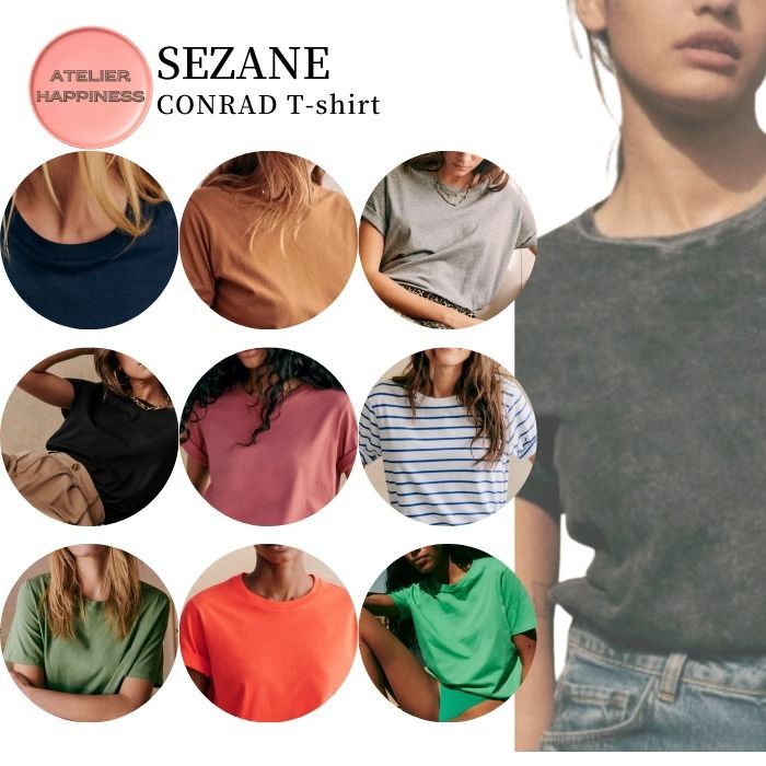 SEZANE】CONRAD Tシャツ (SEZANE/Tシャツ・カットソー