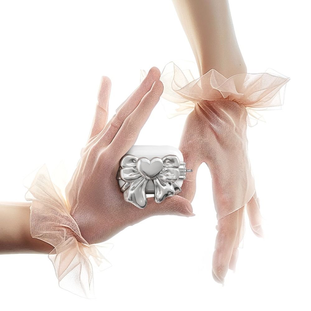Airpods BOW 01 SILVER (ANDAASH/スマホケース・テック
