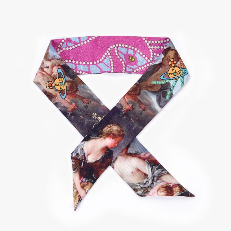未使用品】Vivienne Westwood スカーフ シルク混 ITALY - メルカリ