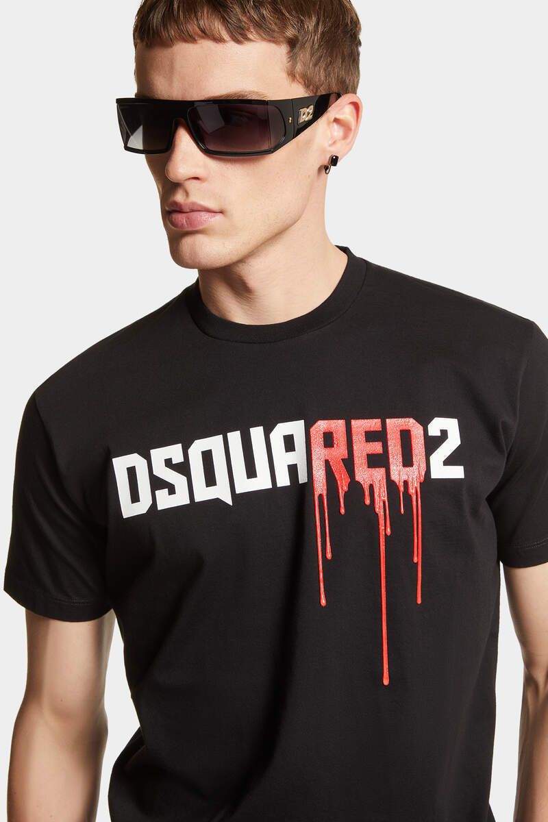 大人気☆BLOODY RED DSQUARED2 COOL FIT T-SHIRT (D SQUARED2/T