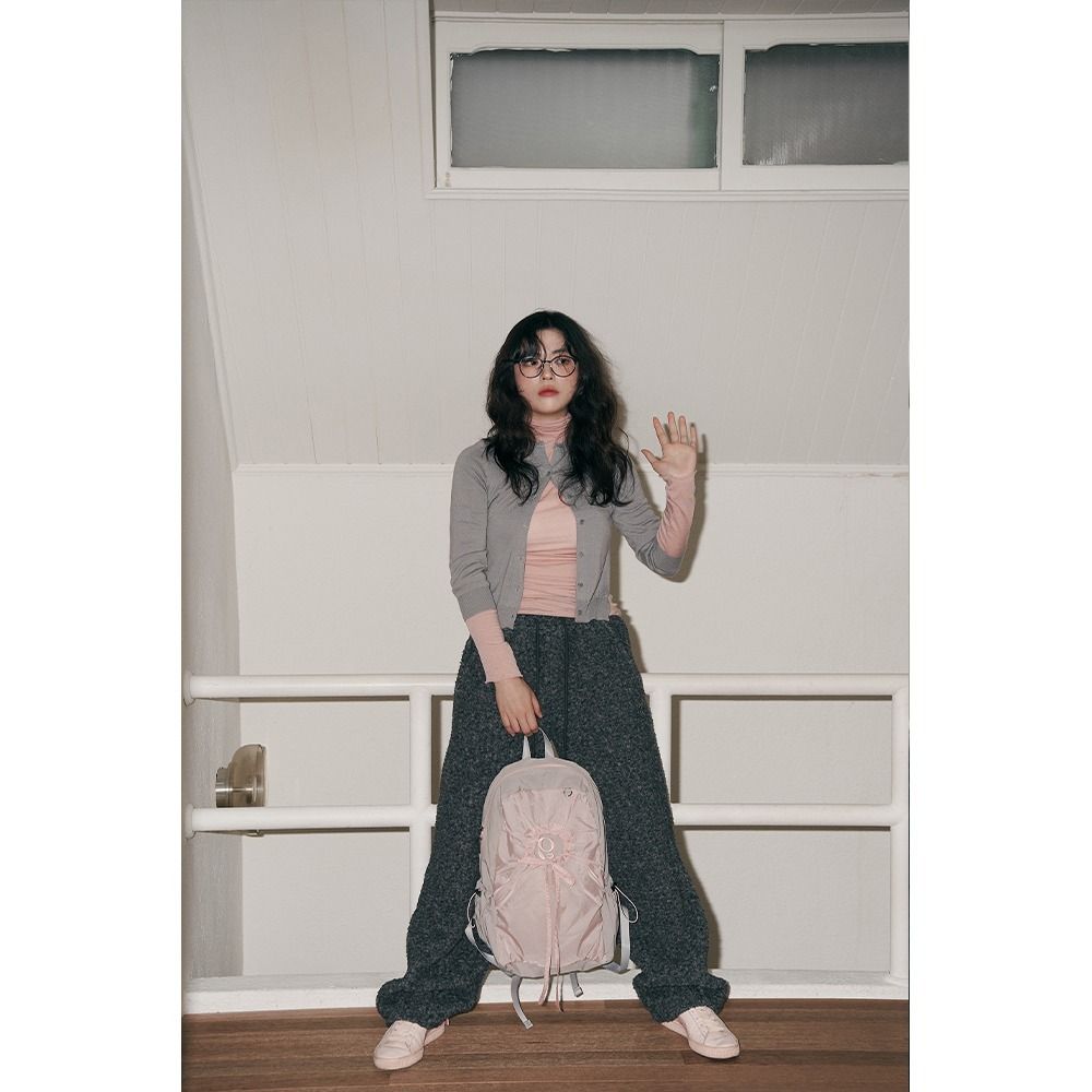 人気★ POIE ★ HOLE STRING PO BACKPACK POIE☆Hole string PO backpack (POIE/バックパック・リュック