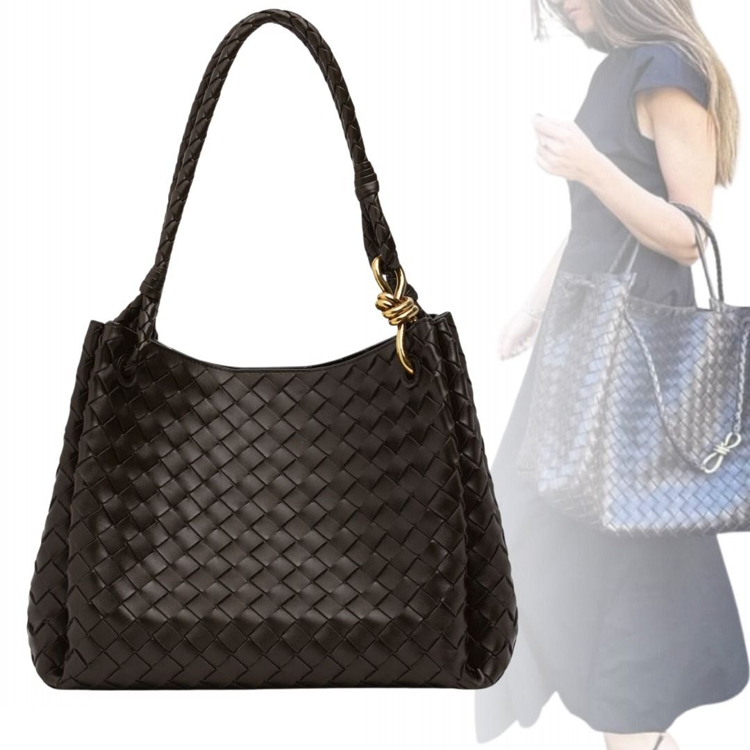 新作【Bottega Veneta】スモール アンディアーモ パラシュート ボッテガ・ヴェネタ」から新緑を思わせるイントレチャートの新作