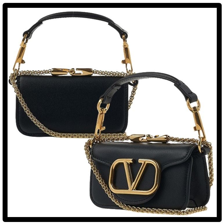 関税込☆VALENTINO☆シグネチャーVロゴチェーンショルダーバッグ