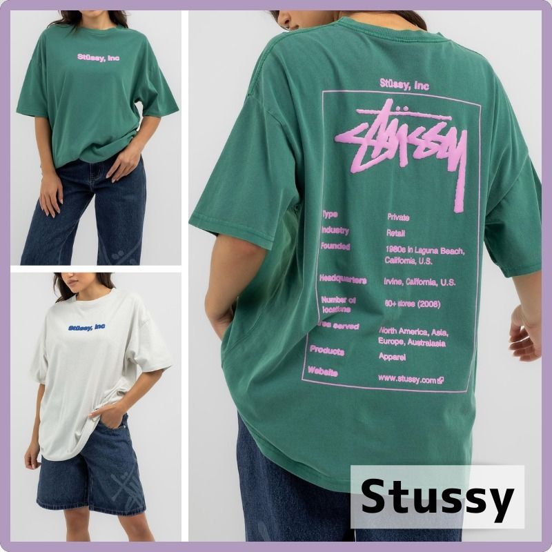 新品 STUSSY ステューシー 両面 ロゴ プリント Tシャツ ハワイ 限定
