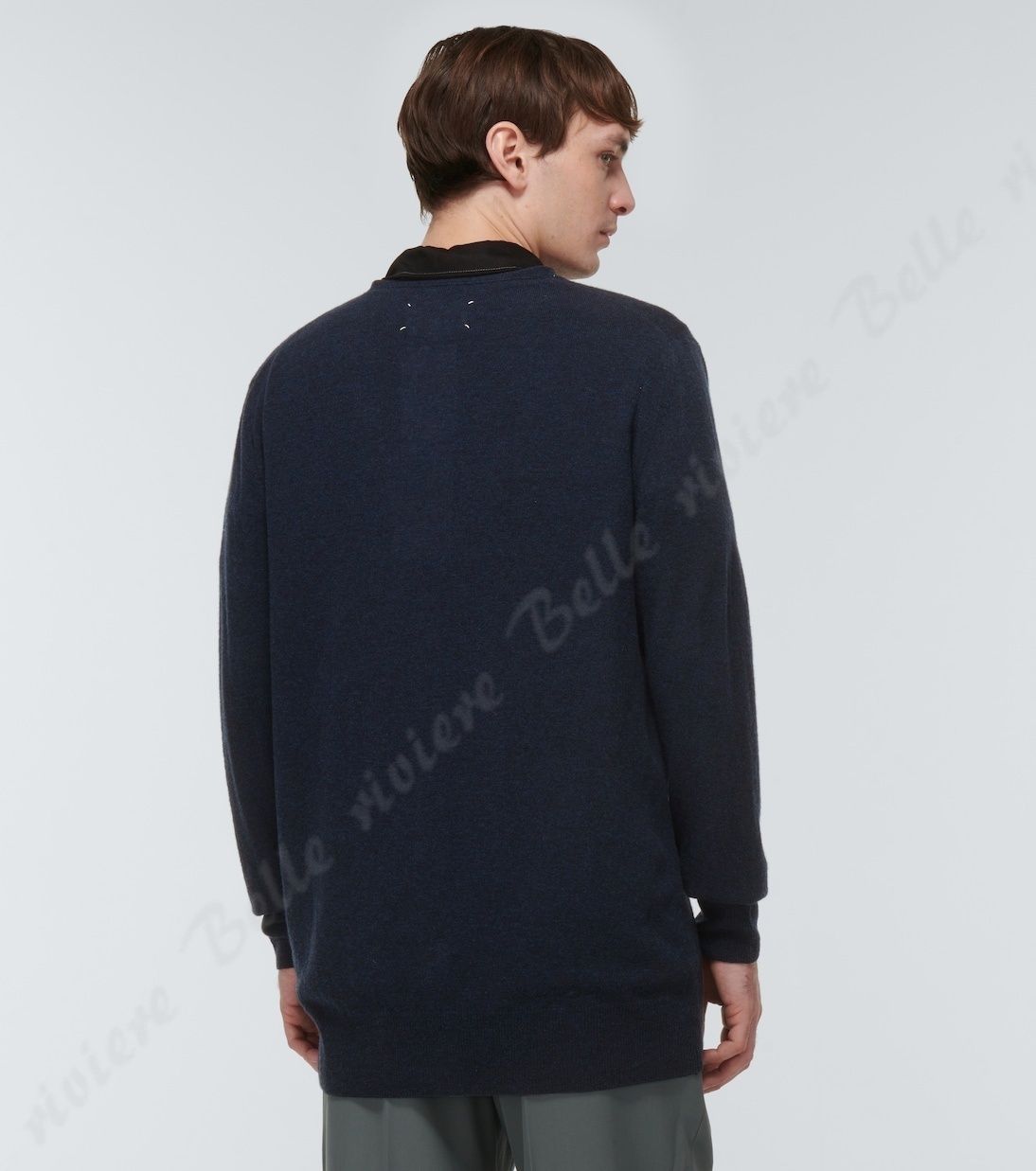 24SS new/Maison Margiela ウールカーディガン Cardigan Navy 24SS new/Maison Margiela ウールカーディガン Cardigan Navy