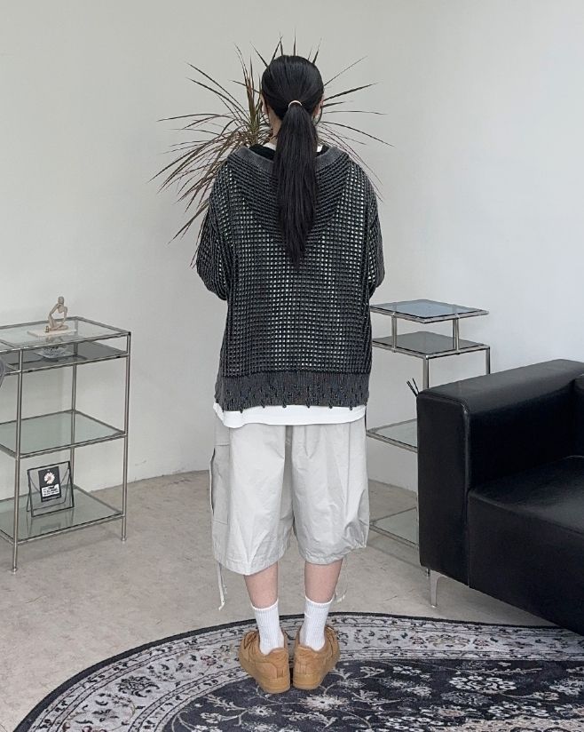 【SATIIIZ】Liette Cargo Bermuda Pants SATIIIZ】Liette Cargo Bermuda Pants (SATiiiZ/パンツ