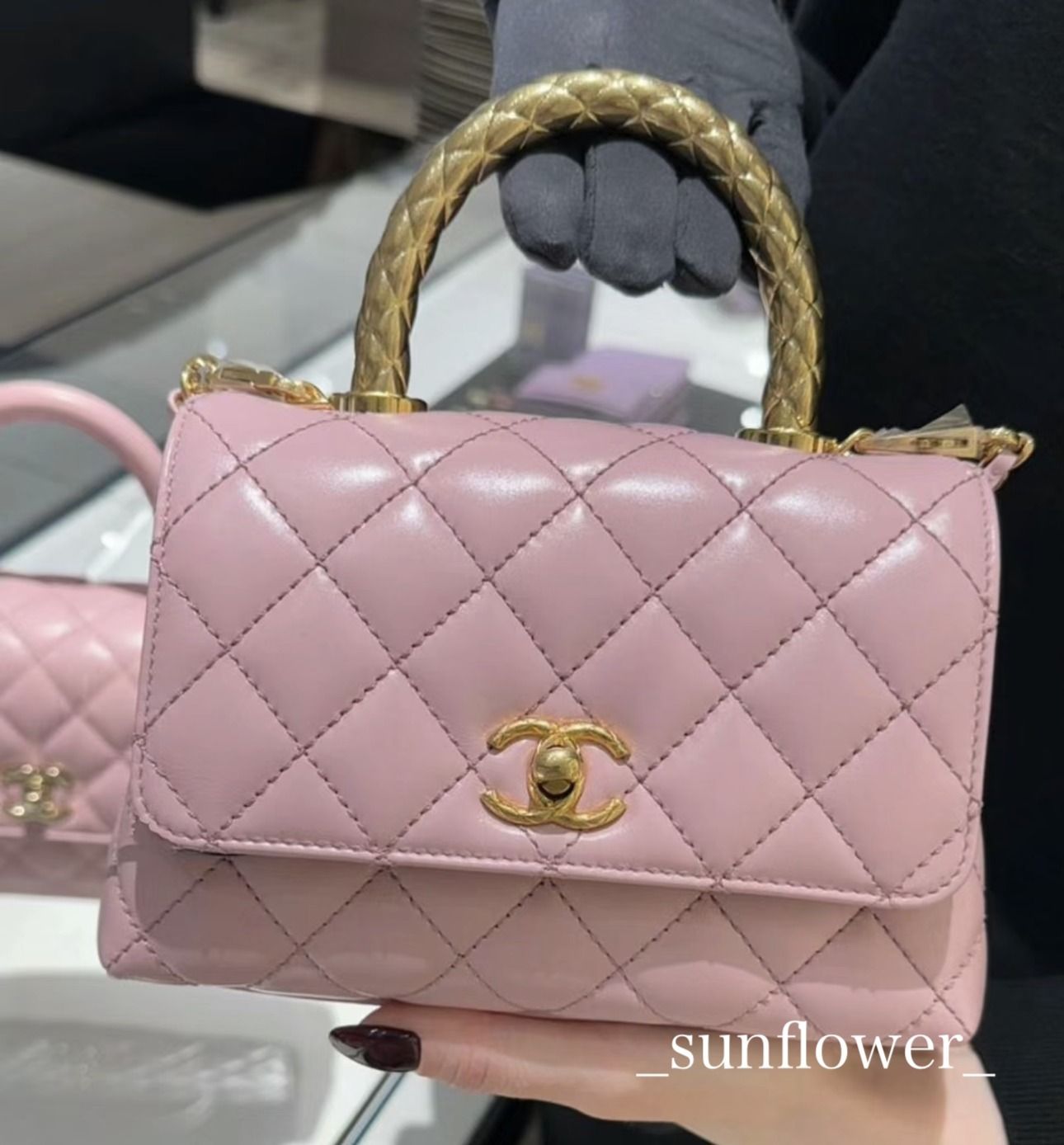 ❤️CHANEL❤️24センチピンクホワイト☆‼️