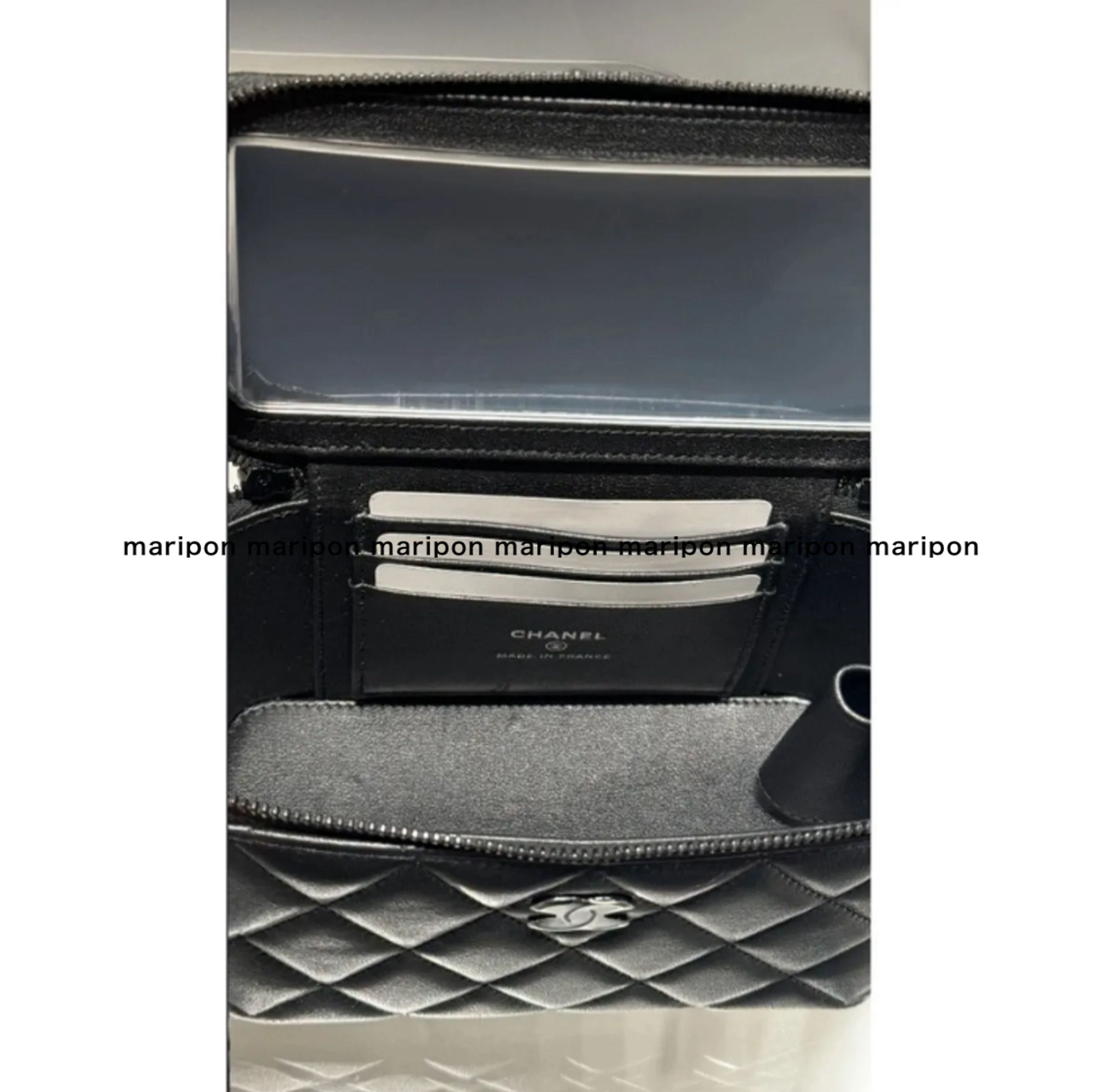 希少なソーブラック★店頭入荷情報★CHANEL ポーチ CHANEL 24A新作 ソーブラック ヴァニティ トップハンドル