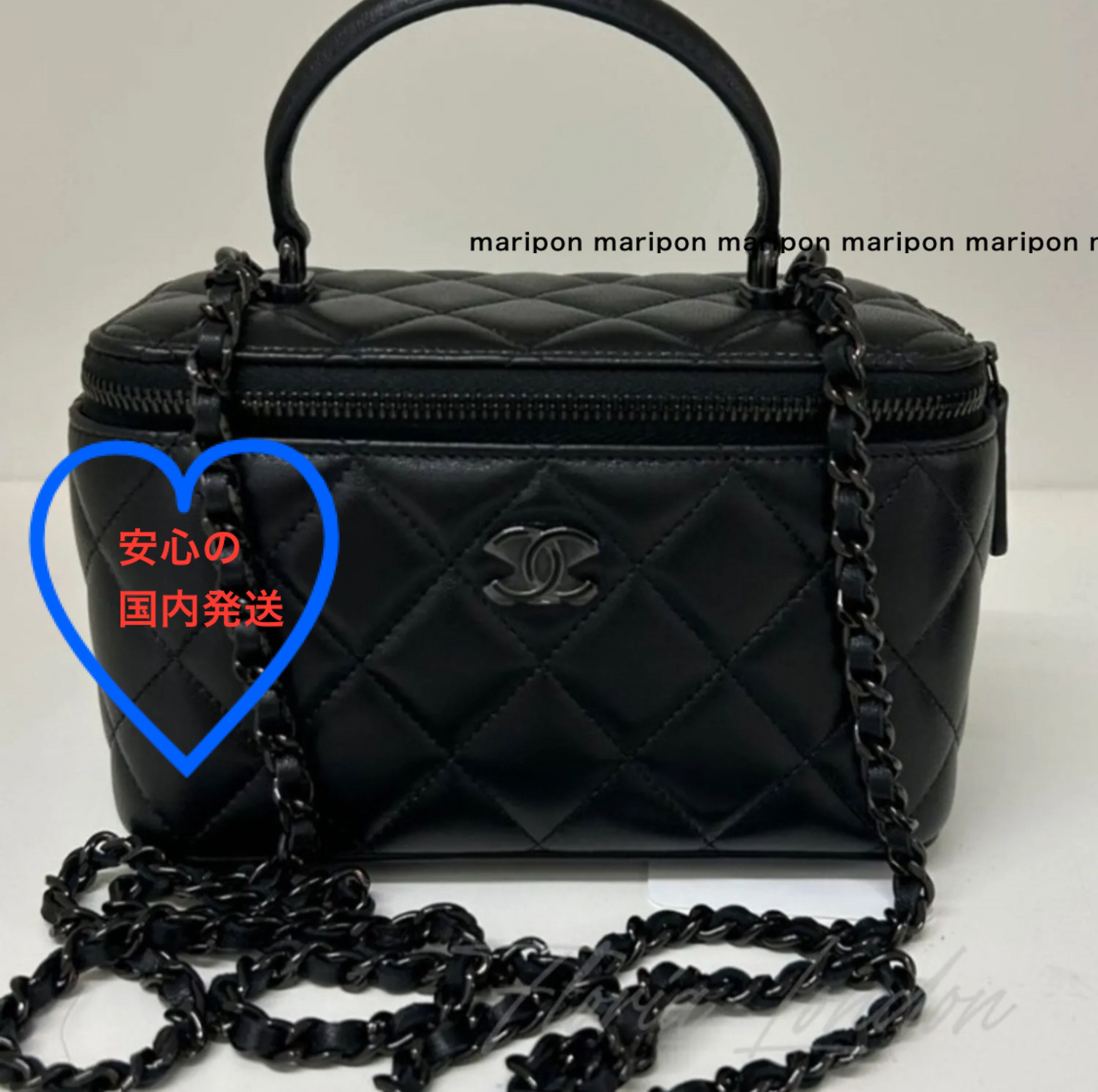 新作からSALEアイテム等お得な商品満載 CHANEL トップハンドル ヴァニティ ソーブラック 24A新作 バッグ