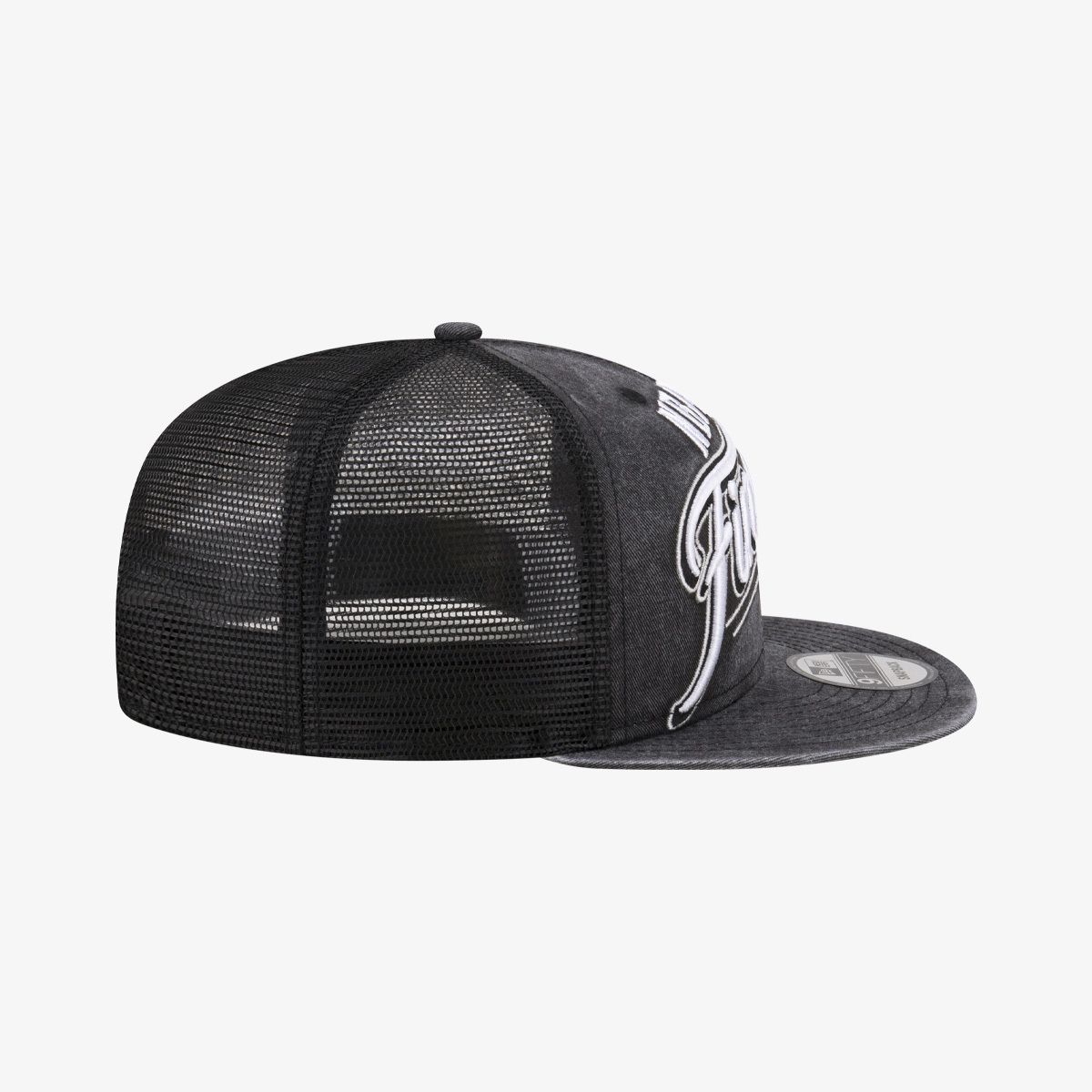 Newera■2024 NBA Finals Mesh Snapback ■送料込 New Era Boston Celtics Snapback Hat Black Denim Mesh 2024