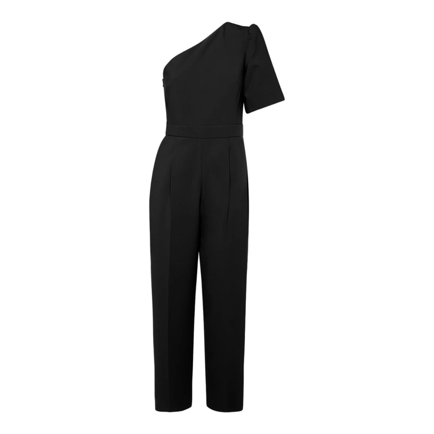 【人気投票 】ハイブランド人気ランキング！ Max Mara◇SMALTO◇ワンショルダーキャディジャンプスーツ (Max サロペット・オーバーオール・オールインワン