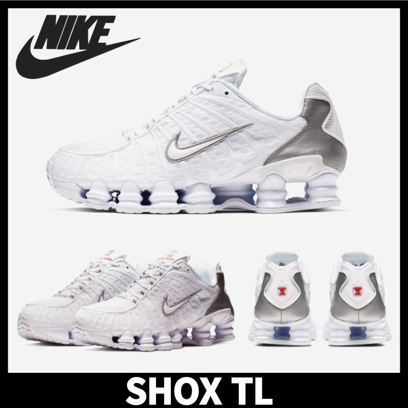 ナイキ】SHOX TL WHITE/ MAX ORANGE ☆送料・関税込☆ (Nike
