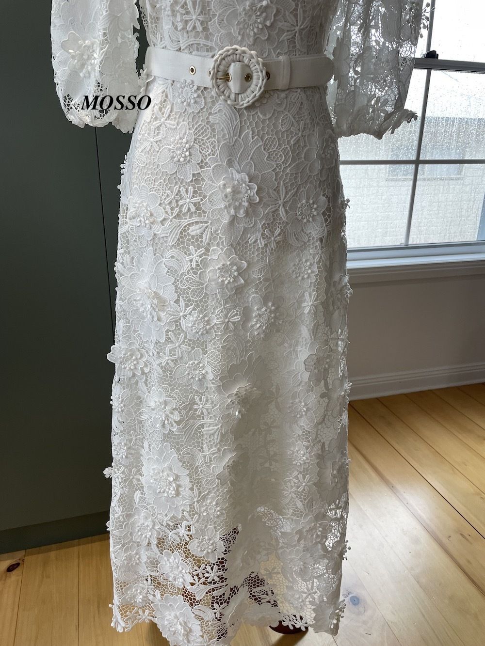 ZIMMERMANN ジマーマン ワンピース Floral lace cotton 984697 Zimmermann】石井美保さん着用 HALLIDAY LACE FLOWER DRESS