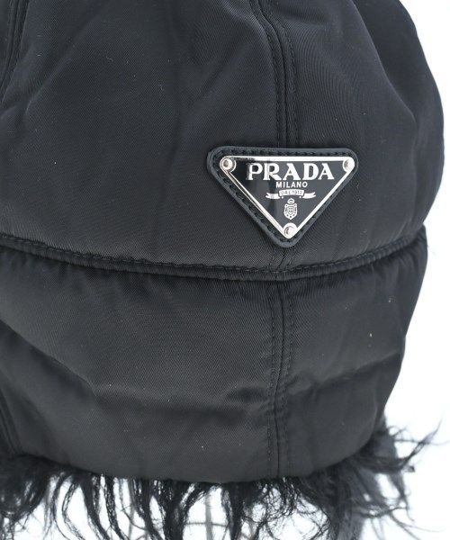 PRADA プラダ キャップ 黒 L 4103723D0060 PRADA プラダ キャップ 黒 L 4103723D0060 (PRADA/キャップ