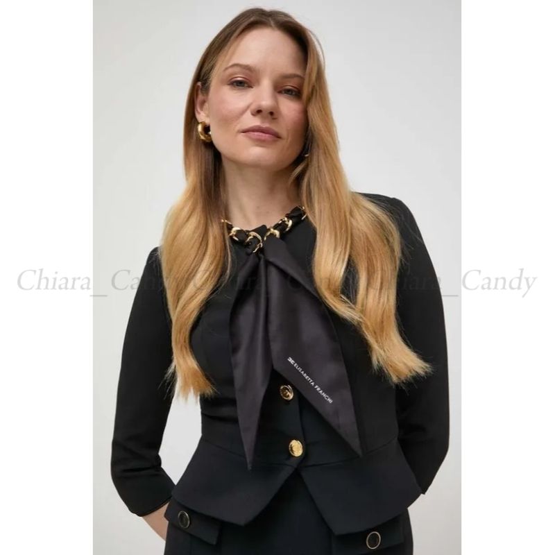 人気の春夏 ELISABETTA FRANCHI レザー切り替え ナイロン