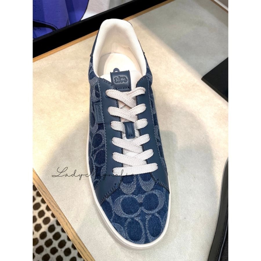 COACH】ローライン ロートップ スニーカーシグネチャー デニム