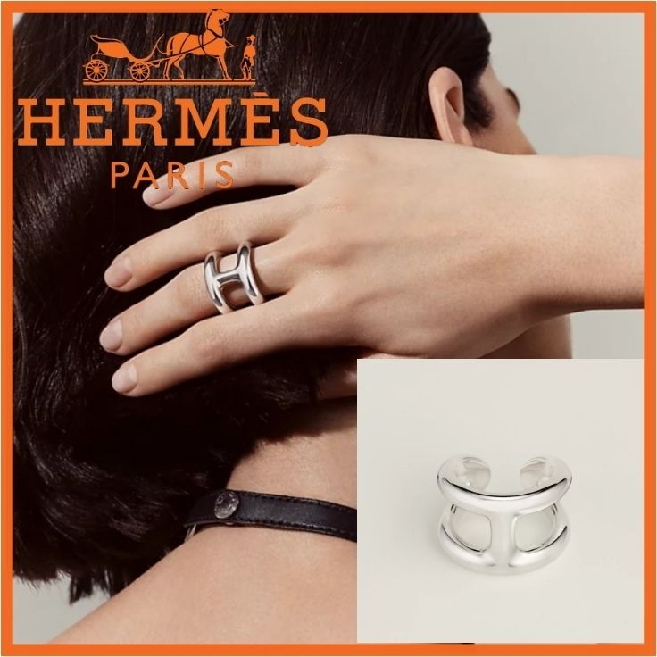 ユニセックス★大人気の定番アイテム【HERMES】Osmose リング GM ユニセックス♪【HERMES】オズモズリング GM (HERMES/指輪
