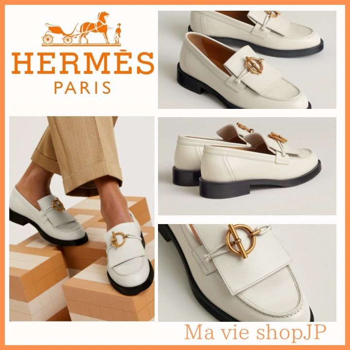 【上質で特別♡】エルメス モカシン インパクト バックル バックルが目を惹く♪】HERMES☆モカシン 《インパクト