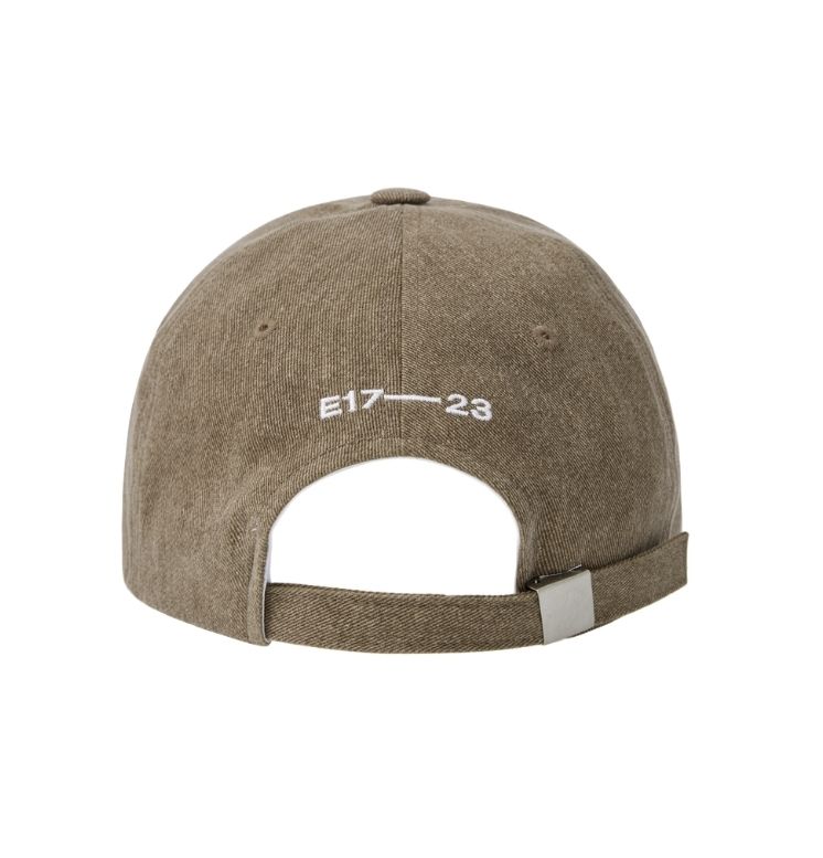 EMIS☆ NEW LOGO PIGMENT BALL CAP-BROWN (EMIS/ハット