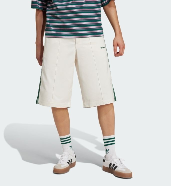 正品 adidas アディダス 80S ルーズボタンショーツパンツ