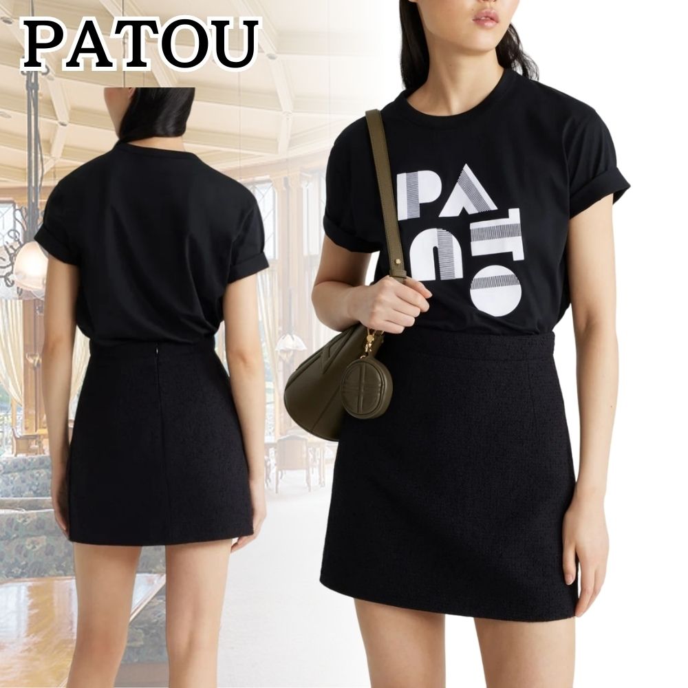 PATOU*贅沢なスタイル*オーガニックコットン アールデコ Tシャツ