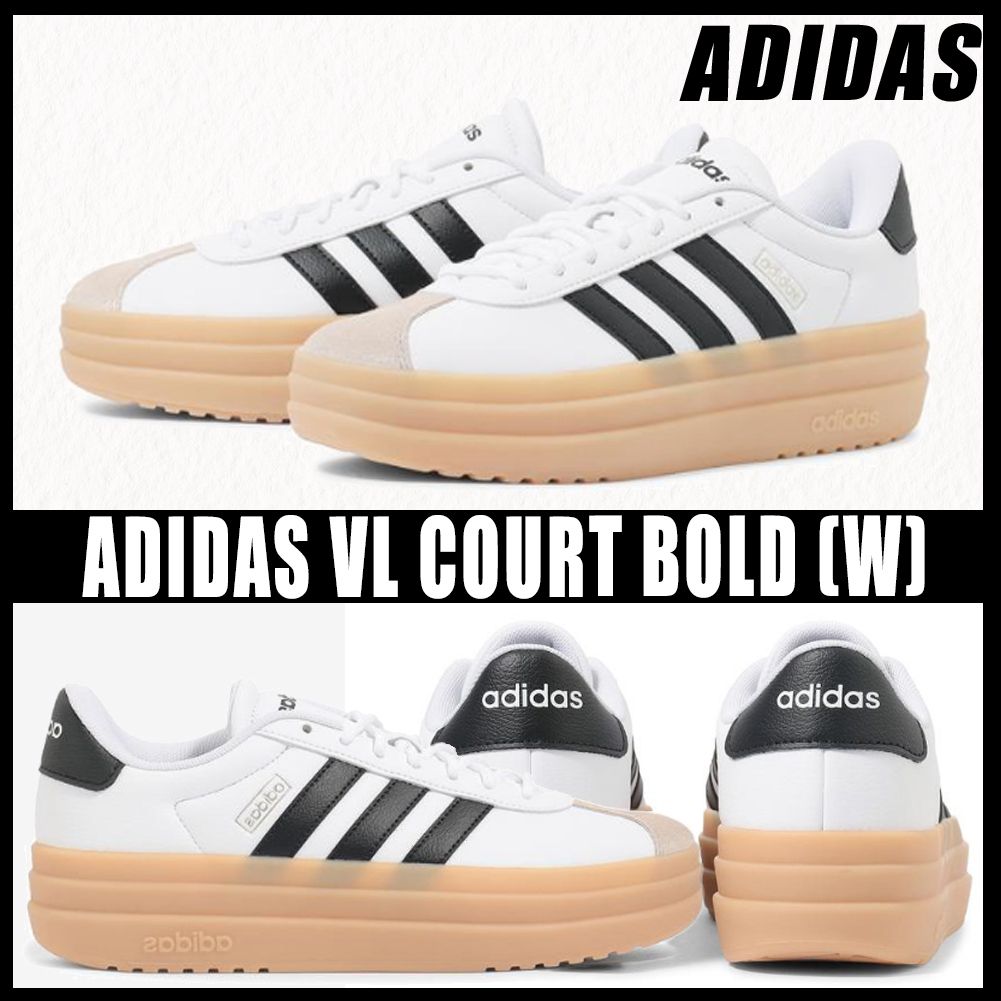 ◇正規品◇ADIDAS VL COURT BOLD WHITE(W)◇関税/送料込◇人気