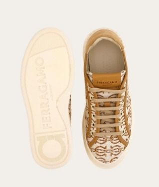 直営店☆Ferragamo☆スムース＆スエード レザースニーカー org.jpg