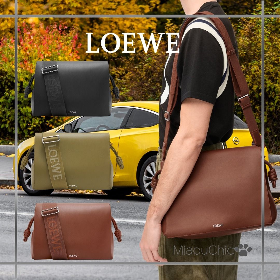 LOEWE】フラメンコ サッチェル（シャイニーサプルカーフ