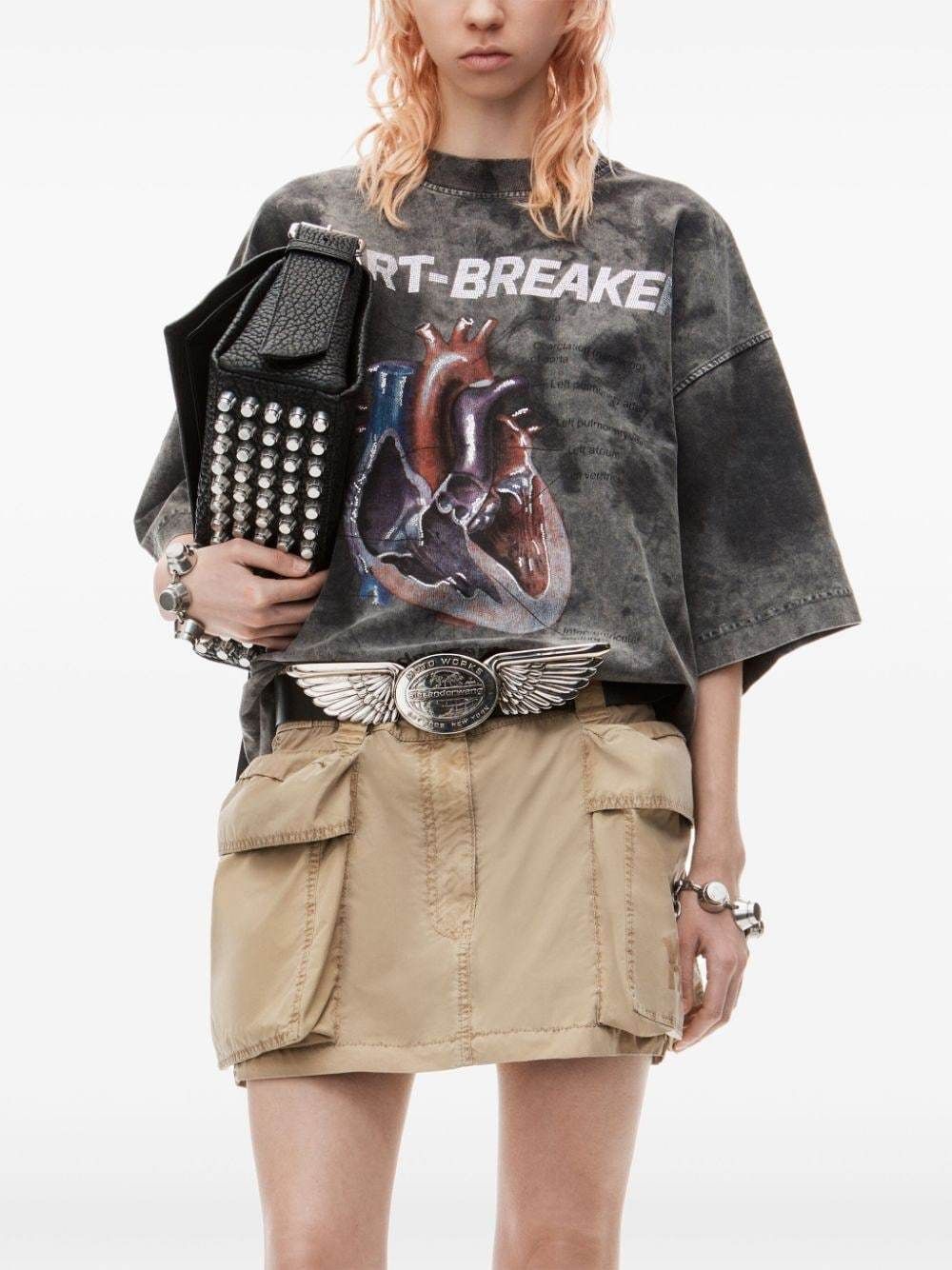 【ALEXANDER WANG】ユニセックス ハートブレイカー T シャツ ALEXANDER WANG】ユニセックス ハートブレイカー T シャツ