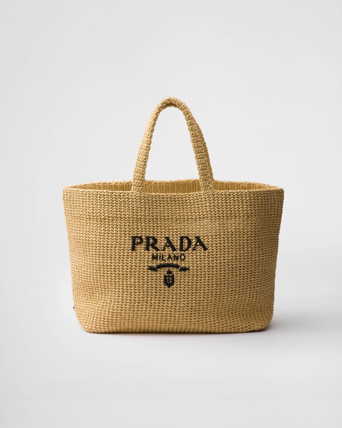 【入手困難☆】PRADA 鮮やかなカラー★クロシェ トートバッグ PRADA☆クロシェ トートバッグ (PRADA/トートバッグ