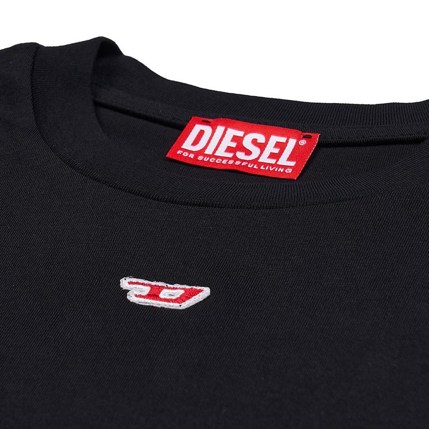 Tシャツ【DIESEL】関税・送料込み 絞り染め ロゴ ジャージー素材 Tシャツ【DIESEL】関税・送料込み 絞り染め ロゴ ジャージー素材