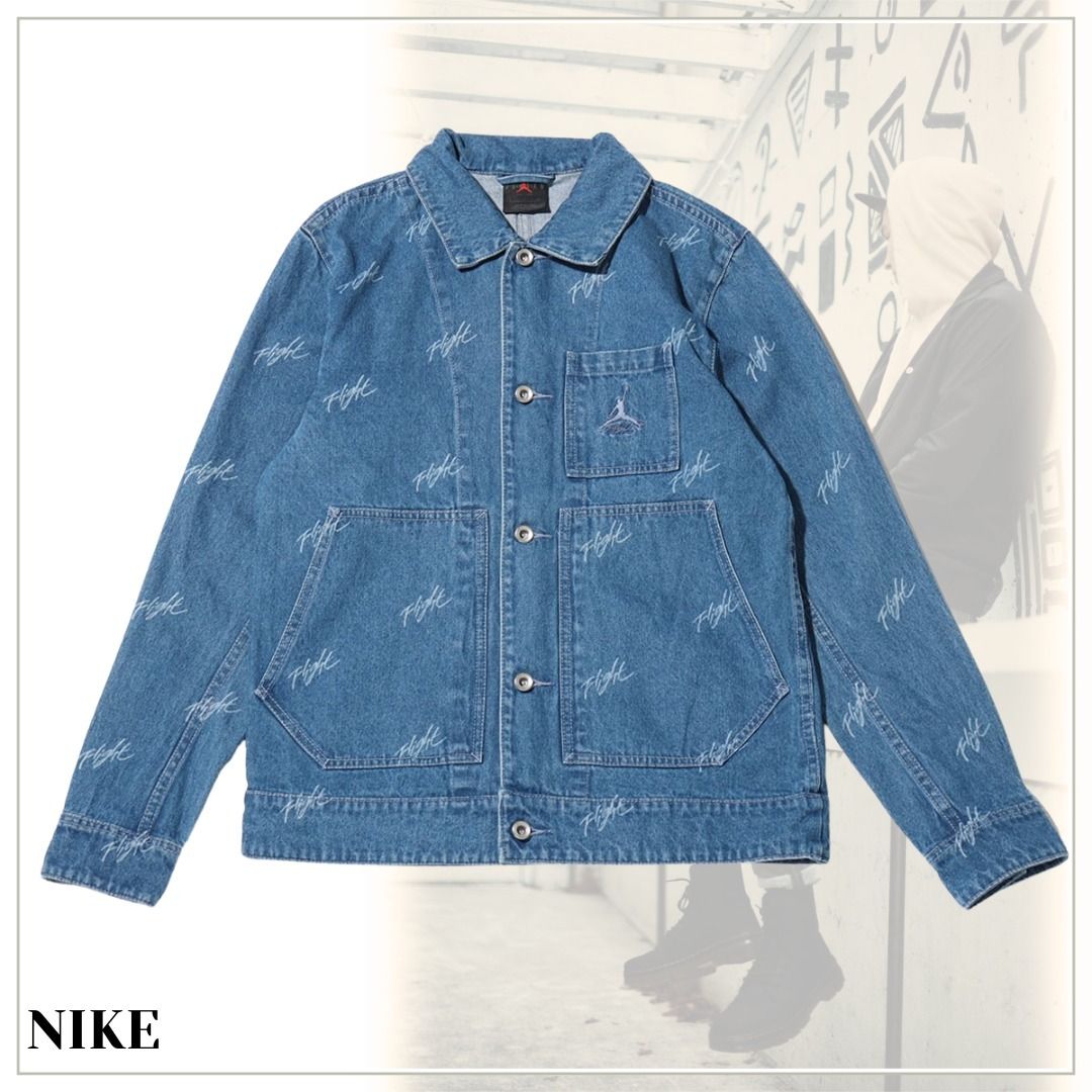 お中元 お歳暮 お年賀 夏 冬 年末年始のご挨拶 ギフト 通販な おしゃれ度UP【NIKE】 ヘリテージ (Nike ジャケット デニム ジャケット・アウター