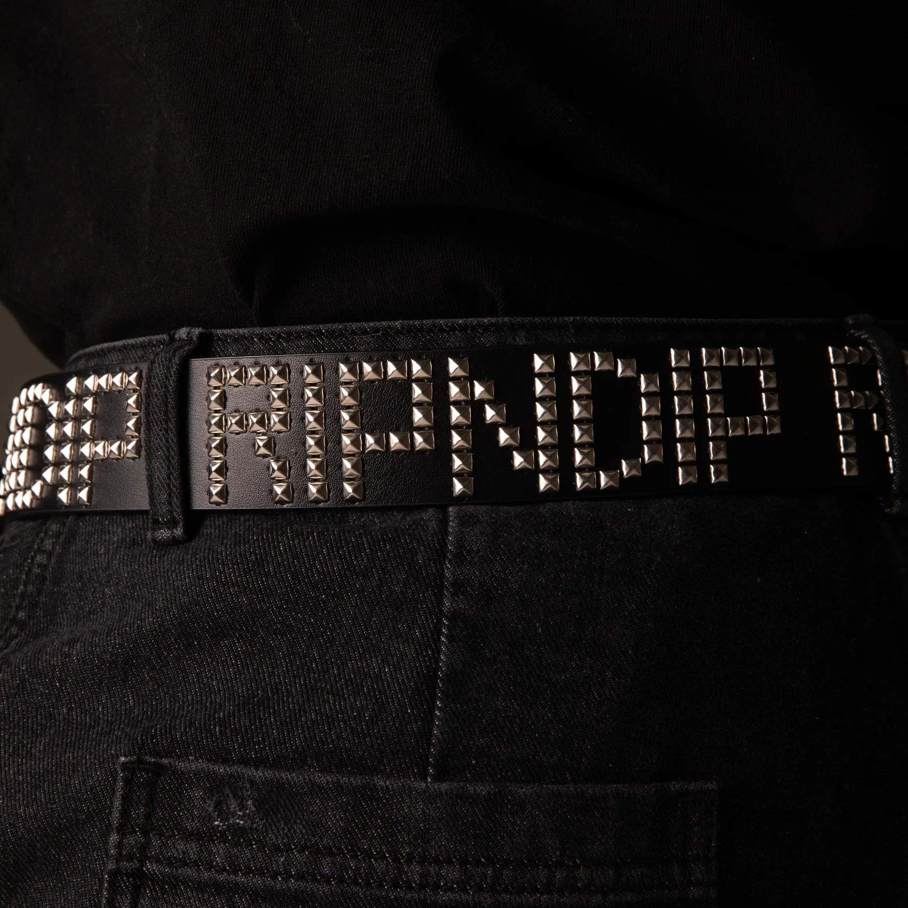 RIPNDIP ROCKSTAR レザー ベルト Black 送料込み RIPNDIP ROCKSTAR レザー ベルト Black 送料込み (RIPNDIP