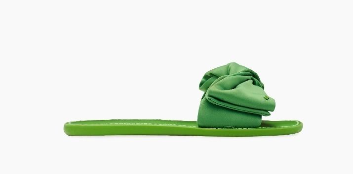 国内発!Kate Spade★Bikini Bow Slide Sandals★KS Green/リボン Amazon.com: kate spade new york Bikini Ks Green 6.5 B (M